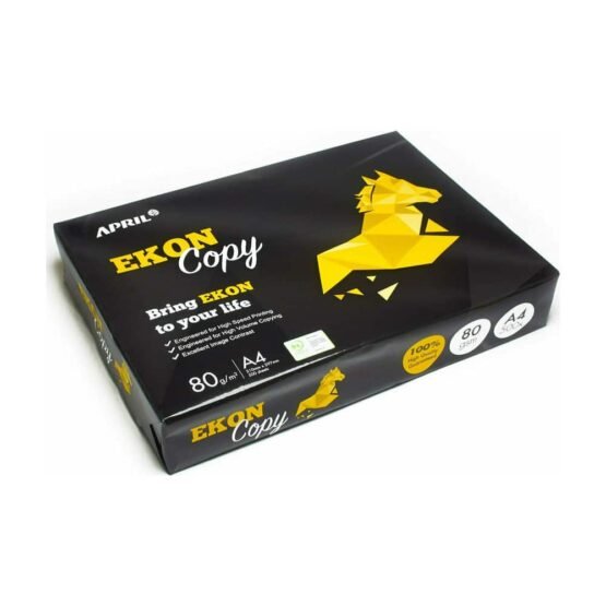 ΧΑΡΤΙ ΕΚΤΥΠΩΣΗΣ Α4 80 ΓΡ. ΛΕΥΚΟ EKON COPY APRIL ΚΙΒΩΤΙΟ 5 ΔΕΣΜΙΔΩΝ (2.500 ΦΥΛΛΑ)