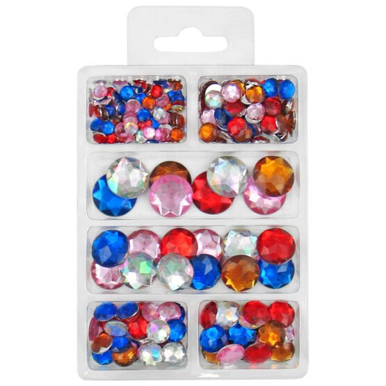 poulies-strass-akrilikes-diamanti-set-230-tem-diafora-chromata-meyco