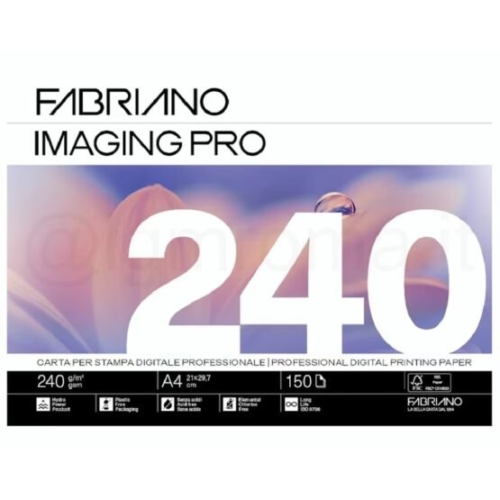 ΧΑΡΤΙ ΕΚΤΥΠΩΣΗΣ Α4 240gr. ΛΕΥΚΟ FABRIANO IMAGING PRO (ΔΕΣΜΙΔΑ 150φ.)