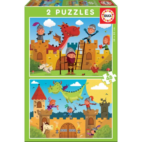 pazl-dragons-and-knights-2x48-tem-educa