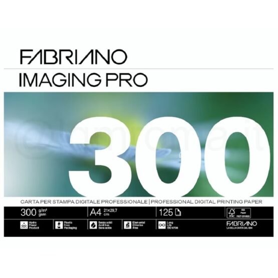 ΧΑΡΤΙ ΕΚΤΥΠΩΣΗΣ Α4 300gr. ΛΕΥΚΟ FABRIANO IMAGING PRO (ΔΕΣΜΙΔΑ 125φ.)