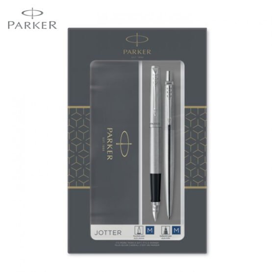 PARKER ΣΕΤ ΔΩΡΟΥ JOTTER DUO STAINLESS STEEL CT ΠΕΝΑ & ΣΤΥΛΟ ΔΙΑΡΚΕΙΑΣ