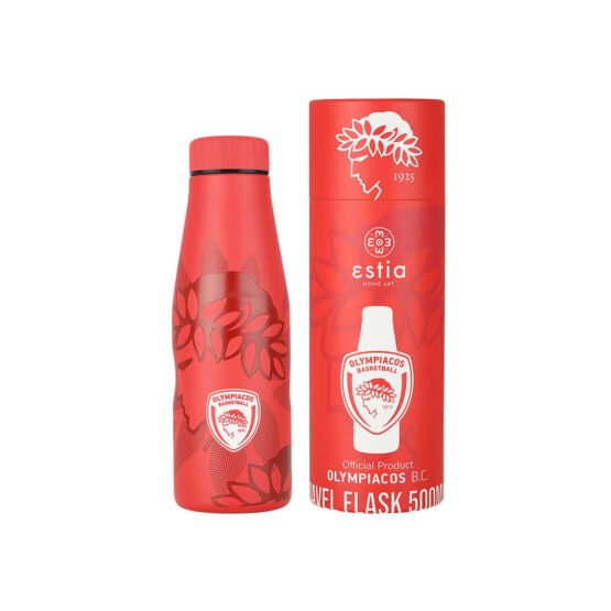 ΠΑΓΟΥΡΙ ΘΕΡΜΟΣ ESTIA TRAVEL FLASK OLYMPIACOS BC EDITION 500ml