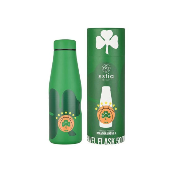 ΠΑΓΟΥΡΙ ΘΕΡΜΟΣ ESTIA TRAVEL FLASK PANATHINAIKOS BC EDITION 500ml