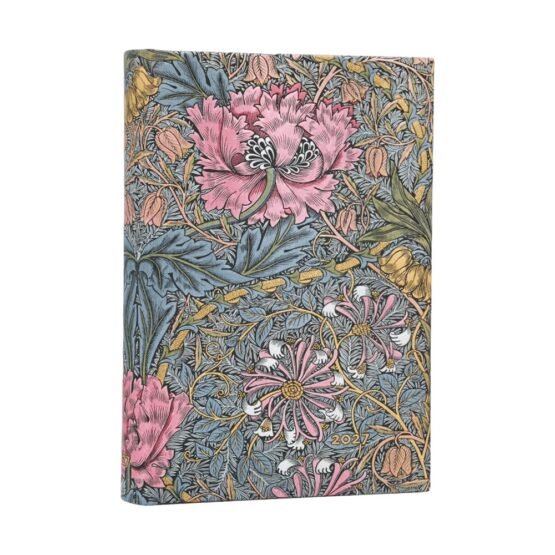 ΗΜΕΡΟΛΟΓΙΟ PAPERBLANKS FLEXIS 2027 ΕΒΔΟΜΑΔΙΑΙΟ MORRIS PINK HONEYSUCKLE MAXI 13,5X21εκ. FE20104