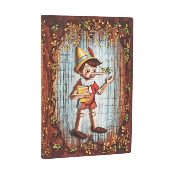 ΗΜΕΡΟΛΟΓΙΟ PAPERBLANKS FLEXIS 2027 ΕΒΔΟΜΑΔΙΑΙΟ CARLO COLLODI, PINOCCHIO MINI 10X14εκ. FE19955