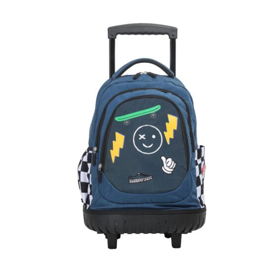 ΤΣΑΝΤΑ LYCSAC ΠΛΑΤΗΣ TROLLEY KIDS COLLECTION SKATE MODE 4 ΘΕΣΕΩΝ 03447