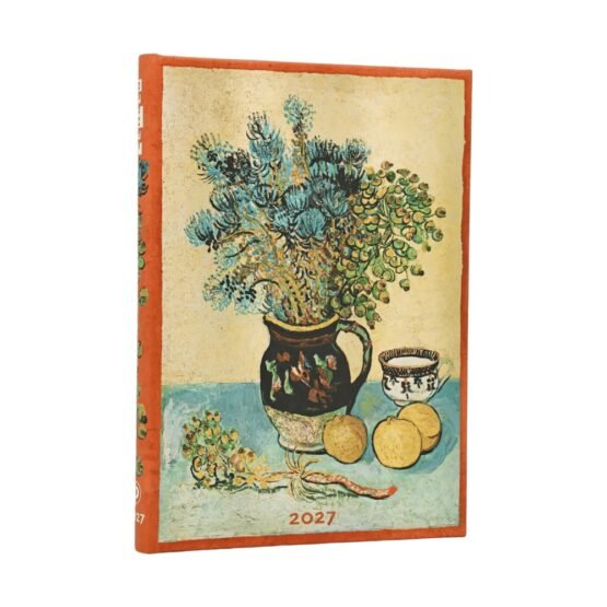 ΗΜΕΡΟΛΟΓΙΟ PAPERBLANKS 2027 ΕΒΔΟΜΑΔΙΑΙΟ VAN GOGH'S STILL LIFE MIDI 13X18εκ. DE19283