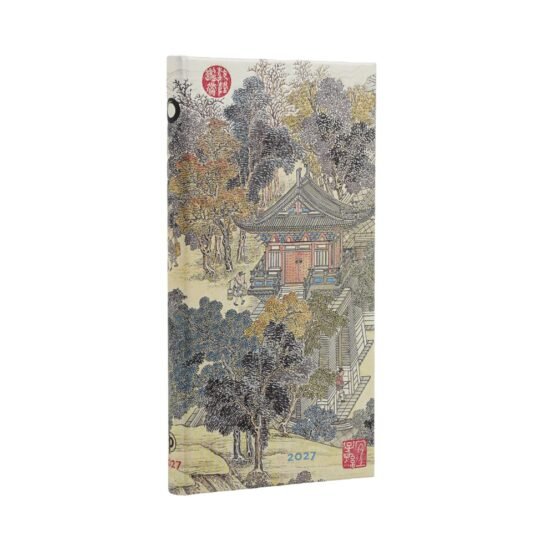 ΗΜΕΡΟΛΟΓΙΟ PAPERBLANKS 2027 ΕΒΔΟΜΑΔΙΑΙΟ GOLDEN AGE OF PROSPERITY SLIM 9,5X18εκ. DE19146