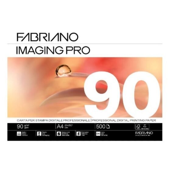 ΧΑΡΤΙ ΕΚΤΥΠΩΣΗΣ Α4 90gr. ΛΕΥΚΟ FABRIANO IMAGING PRO (ΔΕΣΜΙΔΑ 500φ.)